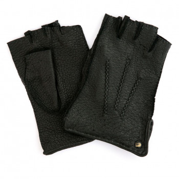 Pánské kožené rukavice RÁDŽAS černé 9 velikost