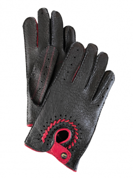 Pánské  kožené rukavice ŠANKARA Red 8,5 velikost