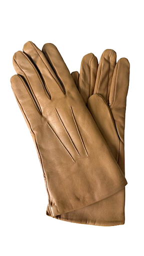 Dámské kožené rukavice camel 6,5 outlet