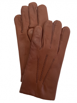 Pánské kožené rukavice Greece koňak 8,5