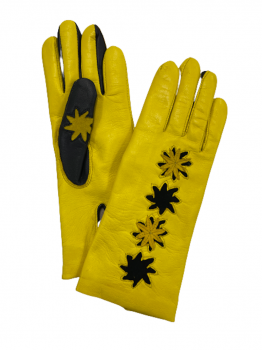 Dámské kožené rukavice Slunce 7,5