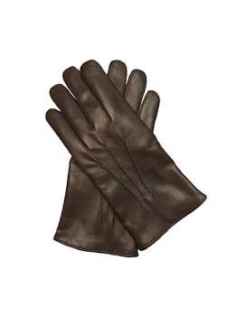 Pánské zimní kožené rukavice Clasicc Brown