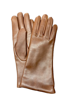 Dámské kožené rukavice  cognac 7
