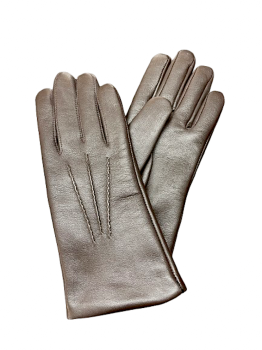 Dámské kožené  rukavice Brown 7,5 a 6,5