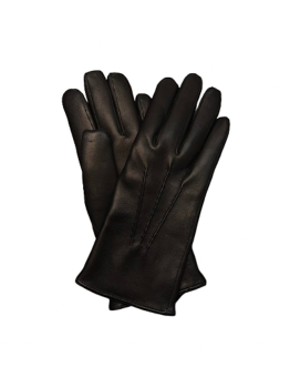 Pánské kožené zimní rukavice Classic Black