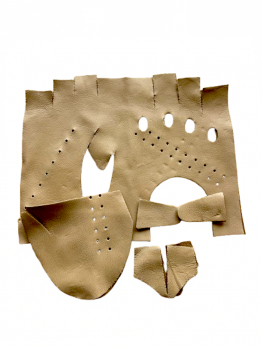 Kreativní sada "Ušij si své rukavice" DIY ready to sew bezprstové 7,5