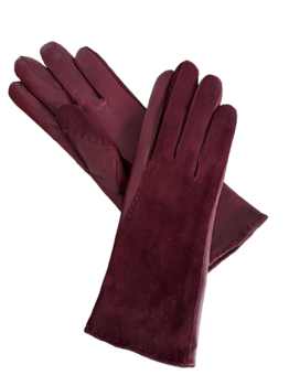 Dámské  kožené rukavice Bordo 7 a 7,5 Nappa Chair