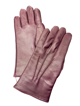 Pánské kožené  zimní rukavice Aubergine