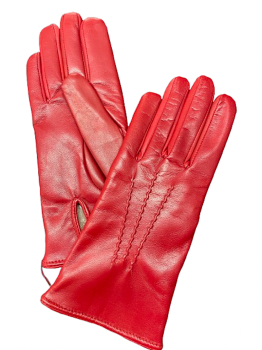 Dámské kožené rukavice Red 7,5 classic