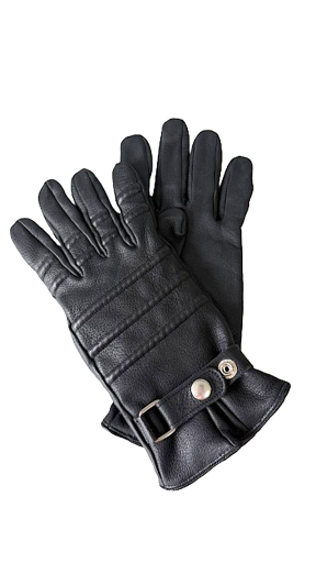 Dámské kožené rukavice  MOTO 7,5-8 černé outlet