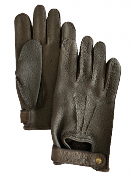 Pánské bezpodšívkové PECCARY rukavice 9 černé