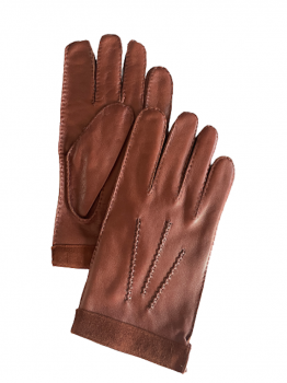 Pánské kožené rukavice 10 koňak RŠ