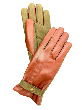 Dámské kožešinové RASA Cognac olive 7,5