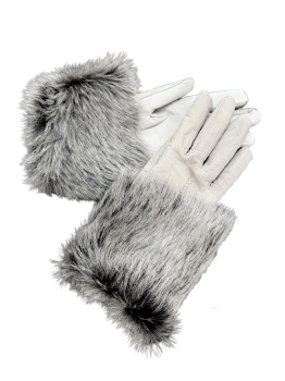 Dámské kožené rukavice TOSCANA CUFF Silver 7