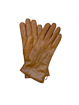 Dámské kožené rukavice French Cognac 7,5