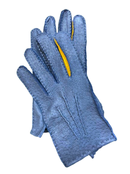 Dámské kožené rukavice PECCARY 7,5 Marine blue
