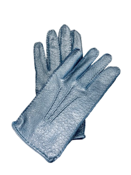 Pánské kožené rukavice PECCARY 8 - Marine