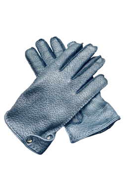 Pánské  kožené rukavice PECCARY 8,5 Marine