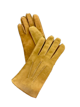 Dámské kožené rukavice  ručně šité  Honey 6,5