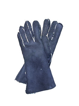 Dámské kožešinové rukavice PRAKRITI NAVY BLUE 7a 7,5