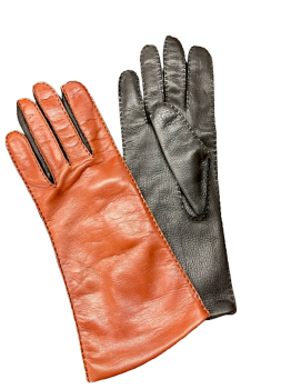 Dámské kožené rukavice konak -black 7