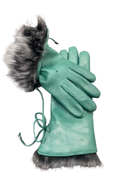 Dámské kožené rukavice Toscana Green 7