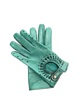 Dámské kožené rukavice TRQ Váta 6,5
