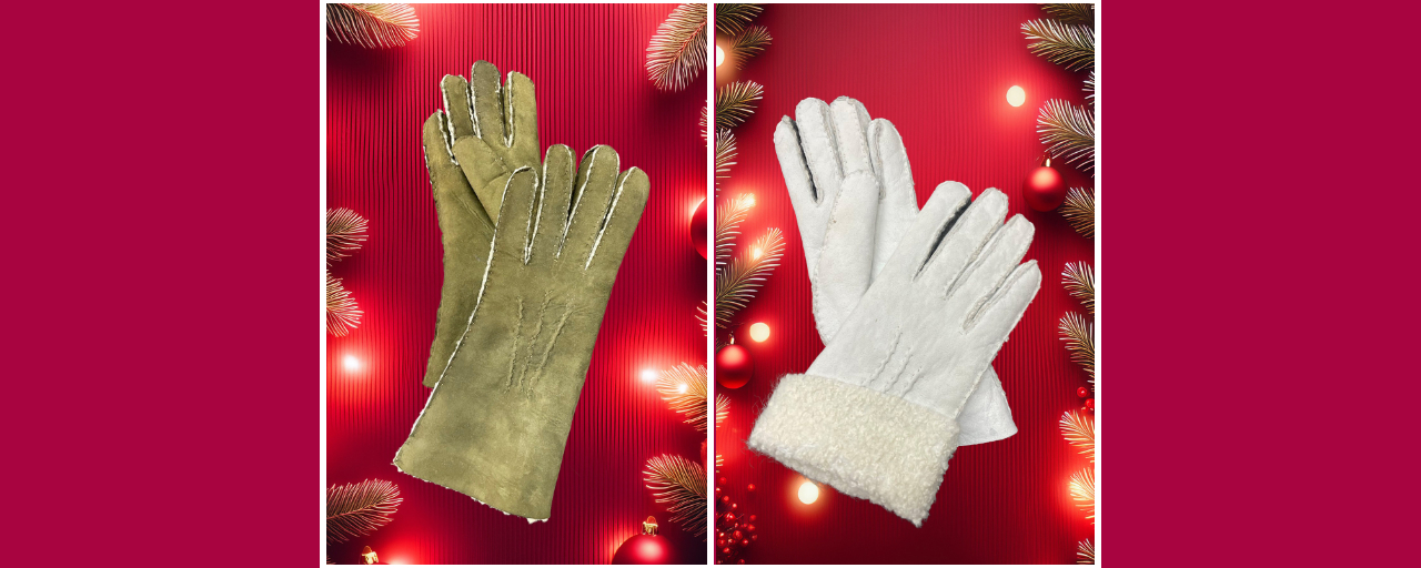 Dámské kožešinové rukavice